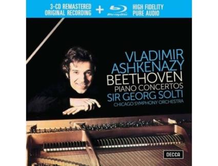 CD+Blu-Ray Vladimir Ashkenazy - Beethoven: The Piano Concertos