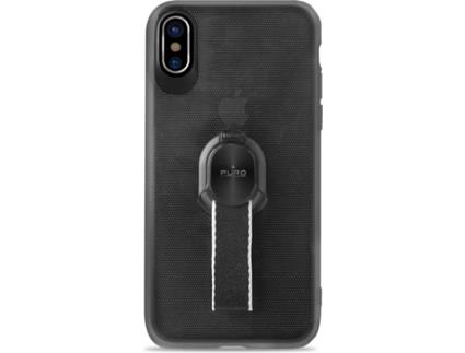 Capa iPhone X, XS  Magnet Strap Preto