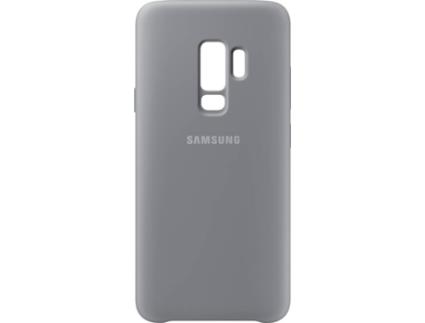 Capa  Galaxy S9+ Silicone Cinza