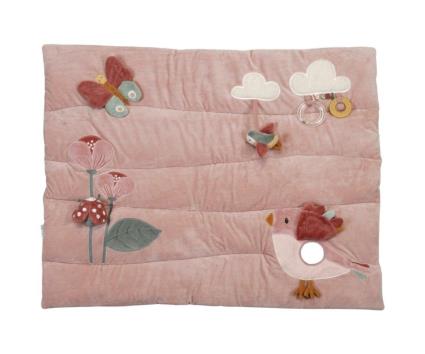 Manta de jogo flores e borboletas