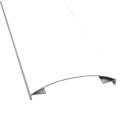 Perfil para bloco de vidro CURVA BRANCO 100