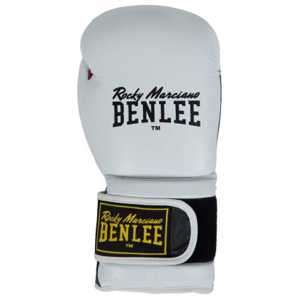 Benlee Luvas De Boxe De Couro Sugar Deluxe 16 Oz White