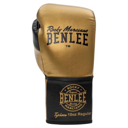 Benlee Luvas De Boxe De Couro Typhoon 10 Oz R Gold / Black