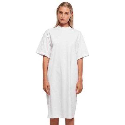 Urban Classics Vestido Curto Manga Curta Organic Oversized S White