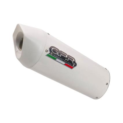Gpr Exhaust Systems Silenciador Homologado Albus Evo 4 Aprilia Rx 125 21-22 One Size White glossy