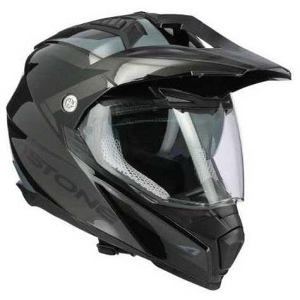 Astone Capacete Off-road Crossmax Ouragan XL Gloss Black