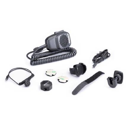 Midland Mãos Livres 4 Pin-dual Mike + Ptt One Size Black