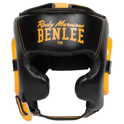 Benlee Equipamento De Proteção Para Cabeça De Couro Brockton L-XL Black / Yellow