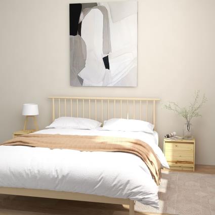 vidaXL Mesas de cabeceira 2 pcs 40x30,5x40 cm madeira de abeto maciça