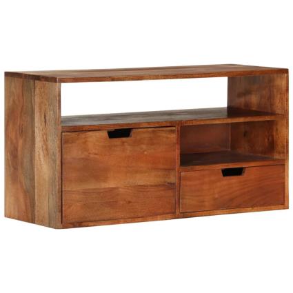 vidaXL Móvel de TV 80x30x42 cm madeira de acácia maciça