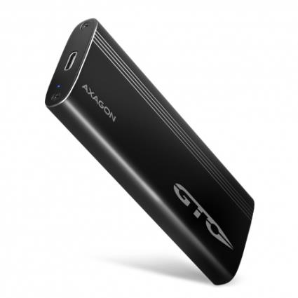 Axagon EEM2-GTO Caixa para Discos Rígidos Compartimento SSD Preto M.2