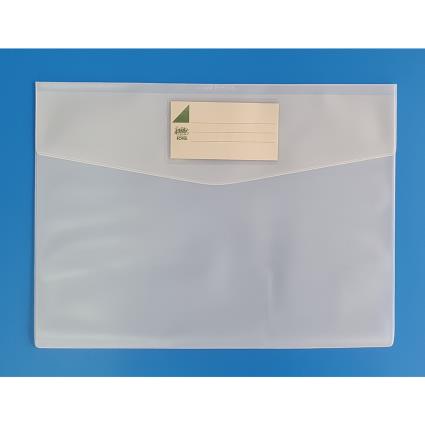 MANUFACTURAS ROMA Envelope 246, A4, Plástico, com Visor, Branco