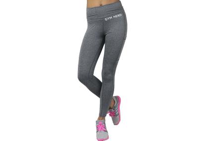 Gymhero Leggings Leggins Pushup-grey S grey