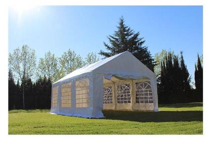 Tenda 6x4 mt Impermeável em PVC - Tenda para Festas Branco
