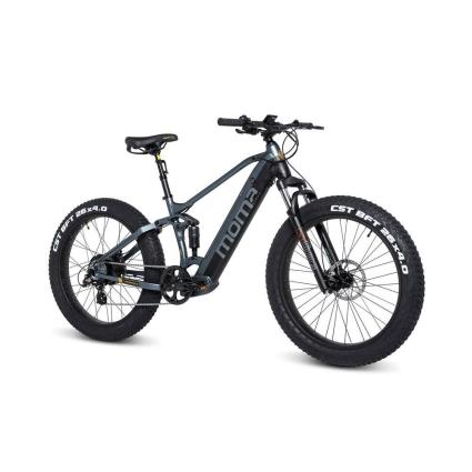 Momabikes Bicicleta Elétrica Mtb Fatbike Pro 26´´ One Size Grey / Black