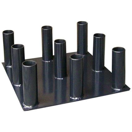 Softee Vertical Olympic Bar Holder One Size Black