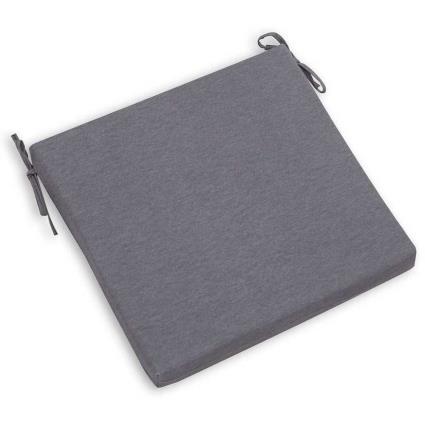 Chillvert Cadeira Almofada De Assento De Jardim Gandia 38x38x4.5cm One Size Anthracite