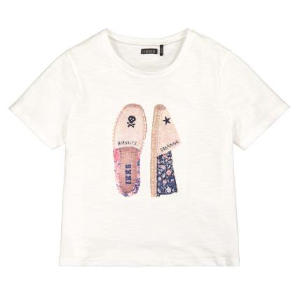Ikks Junior T-shirt de mangas curtas, em algodão bio, 4-14 anos