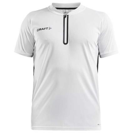 Craft Camisa Polo De Manga Curta Pro Control Impact S White / Black