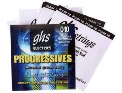Jogo de Cordas Guitarra Elétrica GHS PRDM Dave Mustaine (Calibre:  .010 - .013 - .017 - .030 - .044 - .052)