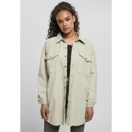 Urban Classics Camisa Longa De Veludo Cotelê Feminino Urban Classics (gt) 4XL vert clair