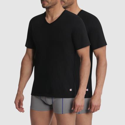 Lote de 2 T-shirts de decote em V