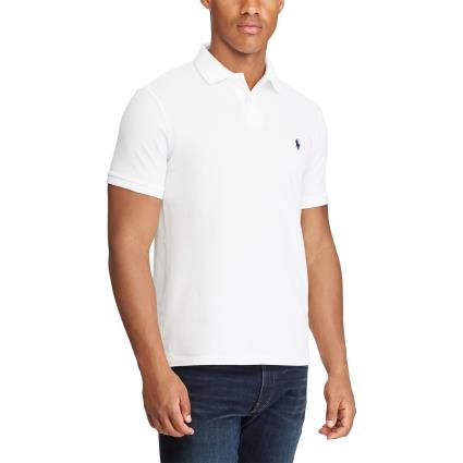 Polos mangas curta POLO AJUSTE DROIT EN COTON BASIC MESH LOGO PONY PLAYER  Branco Disponível em tamanho para homem. XXL,S,M.Homem > Roupas > Polos