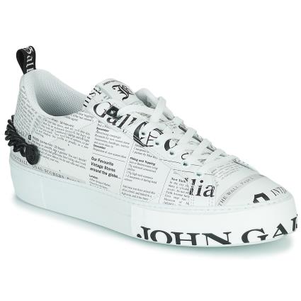 John Galliano  Sapatilhas TOP  Branco Disponível em tamanho para homem. 41,42,44,45,46.Homem > Sapatos > Tenis
