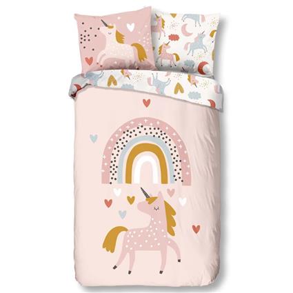 Good Morning Capa de edredão infantil UNILOVE 140x200/220cm multicor