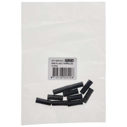 Elvedes Anilhas De Freio Ø5.0 Mm Pvc 10 Unidades One Size Black