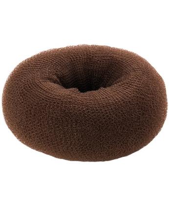 Relleno Peinado Moo Circular Donut Grueso Castao Oscuro
