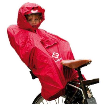 Hamax Rain Poncho One Size Red