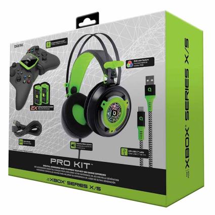 Bionik Pacote De Acessórios Xbox Pro Essentials 5 In 1 One Size Black / Green