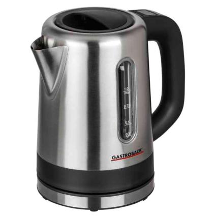 Gastroback Água De Chaleira Design Water Mini 1l 2200w One Size Silver / Black