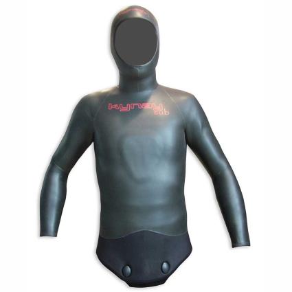 Kynay Jaqueta De Caça Submarina Wetsuit Smooth Skin XL Black