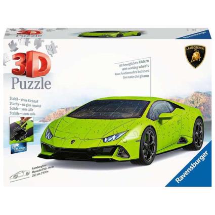 Puzzle 3D Lamborghini Huracan EVO Verde
