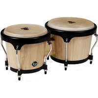 LP Aspire Wood Bongos Natural