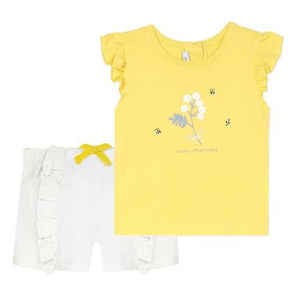 Conjunto t-shirt + calções, 3-18 meses