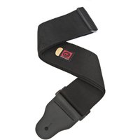 DAddario 3 Inch Wide Bass Guitar Strap Black
