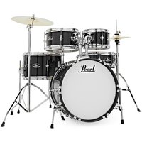 Conjunto de bateria Pearl Roadshow Junior 5 unidades Jet Preto