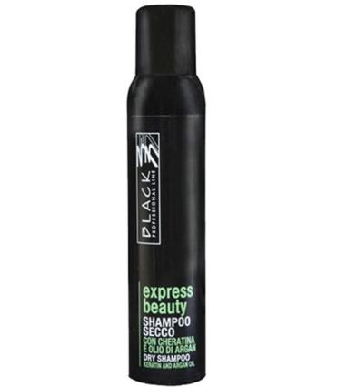 Black Professional Shampoo Seco Com Queratina 200Ml