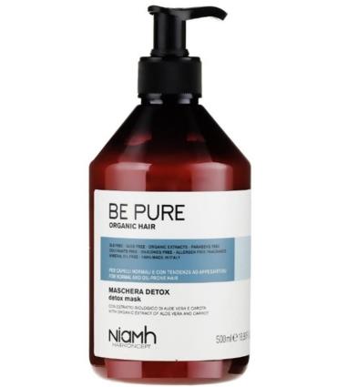 Black Be Pure Organic Hair Detox Mask 500Ml