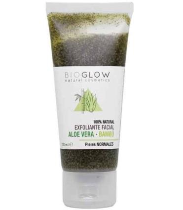 Bioglow Exfoliante Facial de Aloe Ver E Bambu