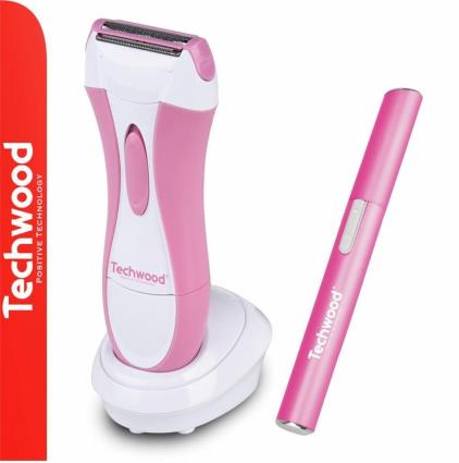 Depiladora Elétrica com Aparador e Escova - Techwood
