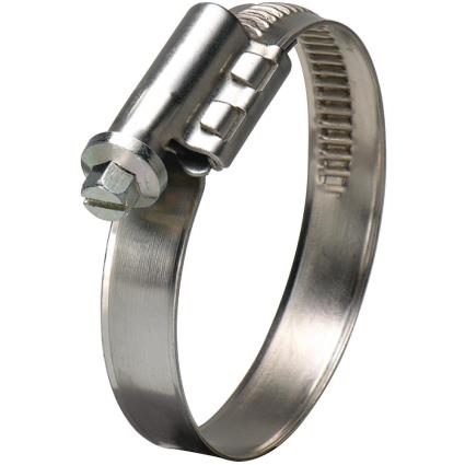 Ideal Tridon Non Perforated 12mm Band Clamp 60-80 mm Stainless Steel