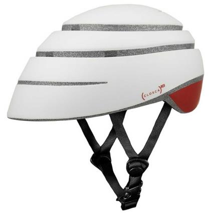 Closca Capacete Dobrável Loop L White / Red