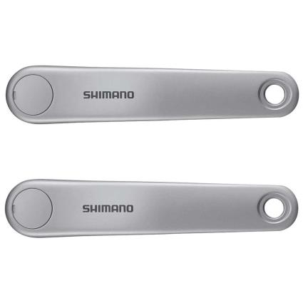 Shimano Pedaleira Steps E5000 175 mm Silver