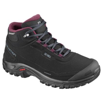 Salomon Botas Caminhada Shelter Cs Wp EU 40 Black / Ebony / Winetasting