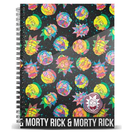Karactermania Rick E Morty A4 One Size Black