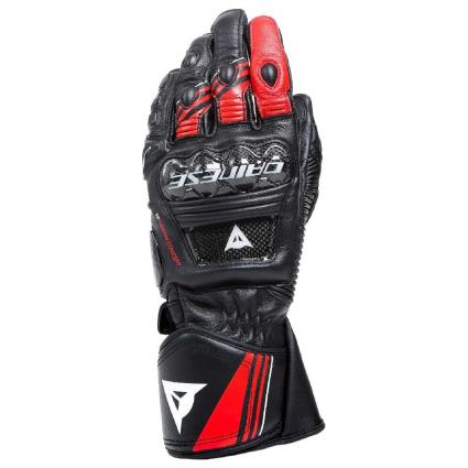 Dainese Luvas Couro Druid 4 M Black / Lava Red / White